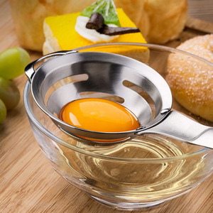 Séparateur de blanc d'œuf en acier inoxydable 304, filtre à œufs créatif, outil de pâtisserie - Product Image 2