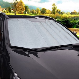 Parasol para Coche, Doble Cara, de Aluminio Plateado, Plegable, para Protección Solar del Parabrisas Delantero - Product Image 4