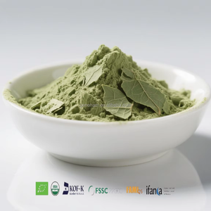 Polvo de extracto de hoja de morera orgánica de grado alimenticio 0.5% DNJ 1-deoxinojirimicina Extracto de hierbas con clorofila 1kg pedido mínimo - Product Image 6