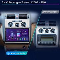 Autoradio Junsun avec Carplay et Android Auto pour Volkswagen Touran 1 2003 - 2010, lecteur DVD de voiture, unité centrale de voiture, livraison rapide