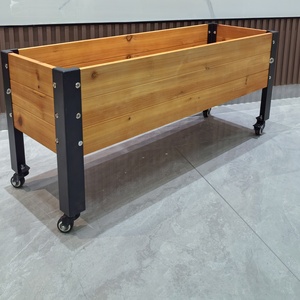 Jardinière surélevée à 3 niveaux, bac à plantes en bois, conception à joint en queue d'aronde, kit de 3 lits divisibles <span class=keywords><strong>pour</strong></span> légumes et herbes - Product Image 3