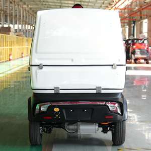 Motocicleta Eléctrica de Carga de Tres Ruedas con Cabina, Mini Triciclo Eléctrico Cerrado con Batería de Litio Blanca de China - Product Image 5