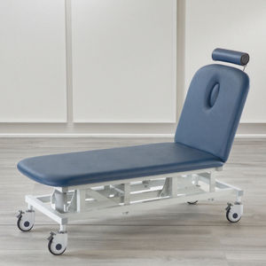<span class=keywords><strong>Lettino</strong></span> da Trattamento Ospedaliero Regolabile Elettricamente Certificato CE con Apertura Frontale e Imbottitura in Schiuma Traspirante, Capacità di Carico 220kg - Product Image 4
