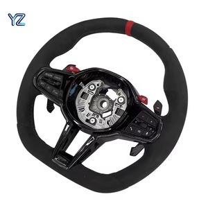 Volante Deportivo YZ Alcantara M Performance para <span class=keywords><strong>BMW</strong></span> G30 G31 G32 X3 G01 X4 G02 M2 G87 M3 G80 M4 G82 - Product Image 1