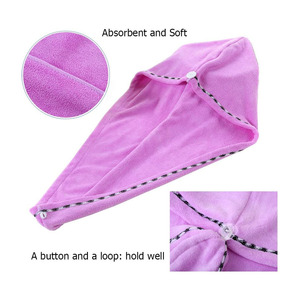 <span class=keywords><strong>Serviette</strong></span> de séchage pour cheveux en microfibre de qualité, style coloré et uni, motif personnalisable, vente en gros pour adultes, idée cadeau parfaite - Product Image 4