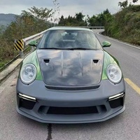 Kit de carrocería de plástico PP para parachoques delantero, piezas de tuning para Porsche 997, actualización a estilo 991.2 GT3, kit de mejora para coche.