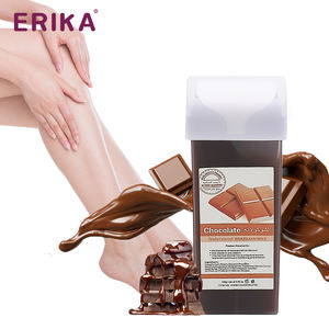 Chocolat professionnel parfumé 100g rouleau sur cartouches de <span class=keywords><strong>cire</strong></span> formule douce <span class=keywords><strong>cire</strong></span> dépilatoire pour l'utilisation de l'épilation à la maison de Salon - Product Image 1