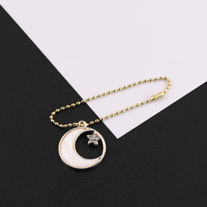 Colgante de aleación de zinc con forma de luna y dije de estrella para collar, joyería, accesorio de regalo unisex - Product Image 4