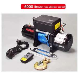 כננת חשמלית 12V 6000LBS כבדה לשימוש שטח עם שלט רחוק אלחוטי - Product Image 3