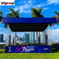 Prueba de instalación de diseño gratuito 290*290mm Truss de escenario de techo Truss de espiga de aluminio resistente para concierto