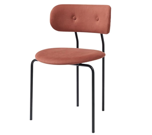 Venta al por mayor de comedor moderno diseñador danés tapizado Hotel restaurante marco de Metal Coco Silla de comedor - Product Image 1