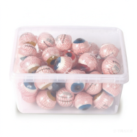 Bonbons gélifiés fruités 4D très demandés, fourrés à la confiture, multicolores, pour enfants, emballés en boîte
