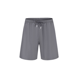Pantaloncini da spiaggia eleganti da uomo con motivo rosso a tinta unita alla moda bikini e Beachwear impermeabili in puro poliestere - Product Image 6