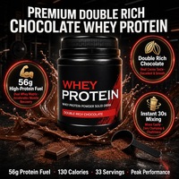 Poudre de Protéine de Lactosérum au Chocolat, Approvisionnement Direct Usine, 2LB (907g), 15g de Protéines par Cuillère, Formule Pure, Nutrition pour la Musculation