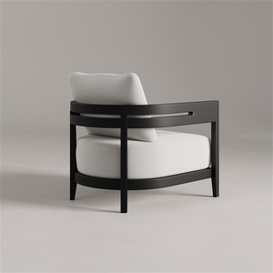 Ensemble de canapés de jardin en aluminium moderne et contemporain, confortable, durable, imperméable, résistant à la rouille, pour hôtel, appartement, villa, maison - Product Image 4