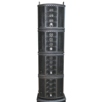 Sistema de Sonido Profesional para DJ, Portátil, para Exteriores, con Altavoces Line Array de 6.5 Pulgadas, 2 Vías, 120W, de Rango Completo, Pasivos, para Audio, Video e Iluminación