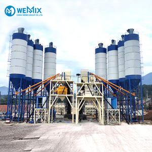 HZS60 Concrete Batching Plant <b>Stationary</b> concrete batching plant Belt conveyor feeding Belt-fed concrete mixer - Product Image 1