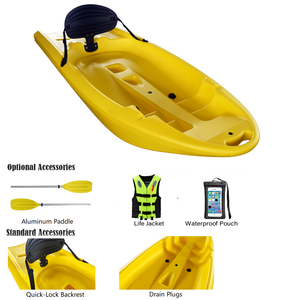 China más barato pequeño <span class=keywords><strong>Mini</strong></span> moldeado por soplado HDPE plástico duro niños <span class=keywords><strong>Kayak</strong></span> solo sentarse en niños <span class=keywords><strong>Kayak</strong></span> Durable estable niño Canoa/<span class=keywords><strong>Kayak</strong></span> - Product Image 4