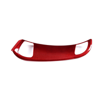 Pour 2014-2019 Chevrolet Corvette C7 accessoires intérieurs de voiture en Fiber de carbone pur cadre de sortie d'air de passager en Fiber de carbone rouge