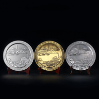 Fabricant de plaques métalliques décoratives, plaque personnalisée OEM, support de tasse en bois, plaque de trophée dorée, plaque de récompense souvenir en relief, médaille