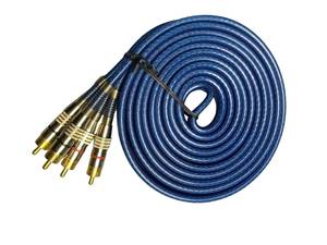 สายสัญญาณเสียงแบบถักความหนาแน่นสูงถึง 2RCA - สายอ่อนแบบไม่สูญเสียคุณภาพสำหรับเครื่องขยายเสียงและลำโพงโฮมเธียเตอร์ - Product Image 4