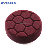 EVERTOOL Polisseuse rotative, tampon de polissage en mousse alvéolée, tampon éponge à coupe lourde pour l'élimination des rayures profondes sur peintures fortement endommagées