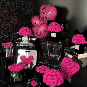 Cadeau de Saint Valentin Rose en gros véritable naturel de longue durée éternel immortel pour toujours éternel préservé fleurs fraîches dans une boîte - Product Image 6