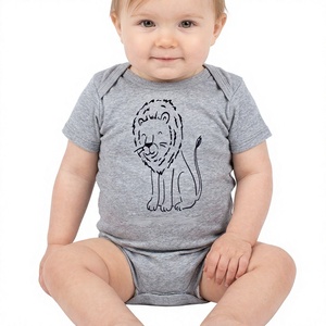 Direct Factory <b>Printed</b> Baby Girl Romper Short Sleeve Newborn Infant Wear OEM Wholesale Supplier - Product Image 1