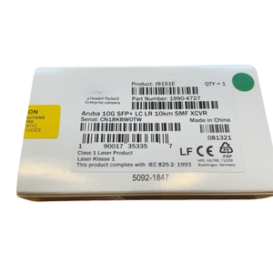 100% ban đầu mới j9151e HPE aruba 10 gam SFP + LC <span class=keywords><strong>LR</strong></span> 10km SMF xcvr Module thu phát j9151e - Product Image 6