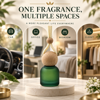 Diffuseur de parfum rechargeable pour voiture, flacon diffuseur suspendu, recharge personnalisable avec logo, liquide d'huile parfumée pour voiture