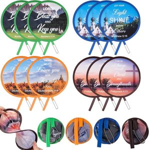 Éventail Pliant Élégant à Motif Floral pour l'Été – Portable et Rafraîchissant pour Femmes, Idéal Événements Extérieurs, Mariages, Personnalisable - Product Image 2