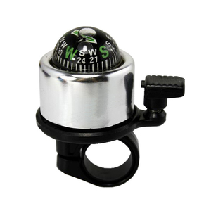 RIDERACE-Timbre <span class=keywords><strong>de</strong></span> bicicleta con sonido <span class=keywords><strong>de</strong></span> alarma con brújula, aleación <span class=keywords><strong>de</strong></span> aluminio, anillo para manillar <span class=keywords><strong>de</strong></span> bicicleta, seguridad, Metal, Ambiental - Product Image 3