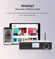 Amplificateur stéréo domestique HiFi WiFi BT 5.4 CL-500W, streaming multiroom, Airplay, audio multi-zones