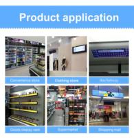 Pantalla LCD Publicitaria para Interiores de Centros Comerciales y Tiendas Minoristas, Formato Barra, Función SDK, Brillo de 500cd/m, 1 Año de Garantía