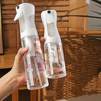 Botella de Spray Continuo de Plástico de Alta Presión, Antiderrames, Color Puro, Hidratante de Alta Densidad, Bruma Ultrafina a Base de Alcohol