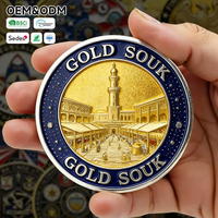 Maßgefertigtes Abu Dhabi Kultur-Souvenir-Abzeichen Zinklegierung Emaille-Pin Religiöses Geschenk-Accessoire Kunstsammlung Sheikh Zayed Moschee-Pin