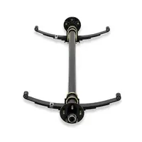 Unbraked Straight Trailer Axle with 5 Bolts, Idler Hub