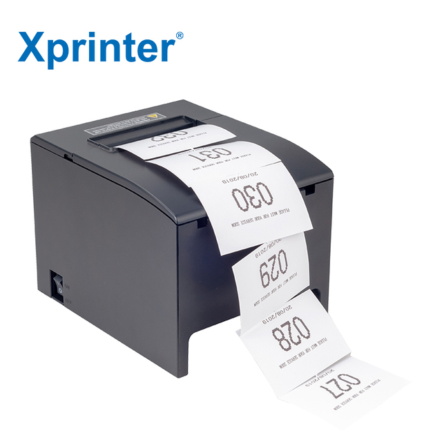 Xprinter XP- E200M/ E260M/ E300M 200mm/S High Speed Durability 80MM Thermal Receipt Printer With USB Small Thermal Printer