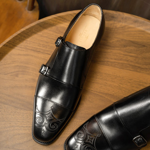 Zapatos Formales de Diseño Italiano de Lujo para Hombre, Zapatos Oxford con Cordones de Alta Calidad para Negocios y Fiestas - Product Image 1