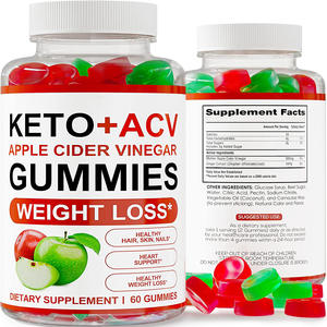 Venta al por mayor Keto Gummies para pérdida de peso Quemador de grasa rápido Vinagre de sidra de manzana Suplemento dietético <span class=keywords><strong>Caramelos</strong></span> de goma para adultos - Product Image 1