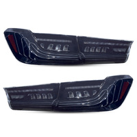 Feux arrière à LED pour BMW Série 3 G20 G80 M3 2019-2024, style CSL, avec clignotants séquentiels à effet laser, Plug and Play