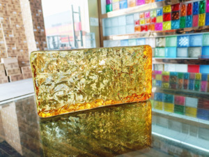Moderno Mattone in Vetro Cristallo Trasparente Multicolore a Fusione a Caldo di Forma Quadrata per Pareti Divisorie, Hall, Ville e Hotel - Product Image 6