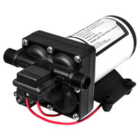 Pompe à eau à diaphragme électrique 12/24V, vente directe usine, pompe de surpression pour camping-car, pompe d'aspiration d'eau silencieuse auto-amorçante