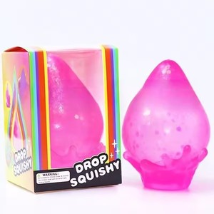 Water Droplet Shape <b>Confirmation</b> Blind Box Stress Relief Squeeze Slow Rebound Boy Girl Surprise Wholesale Toy Kawaii <b>Gift</b> - Product Image 3