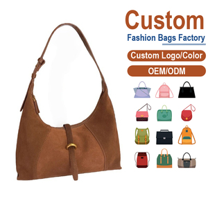 Factory Custom Genuine Leather Fashion Summer Lady Hobo Bag Women Large Capacity Shoulder Vintage <b>Slouchy</b> <b>Handbag</b> Anti-Theft - Product Image 1