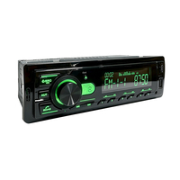 Autoradio MP3 1 DIN avec Bluetooth, radio FM, USB, AUX, lecteur de carte TF, écran LED numérique, lecteur stéréo pour voiture