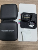 Objectif Macro pour Manucure 30-155mm, Accessoire Smartphone, Lentille Ongles Beauté Anti-Distorsion 37mm en Alliage d'Aluminium et Verre