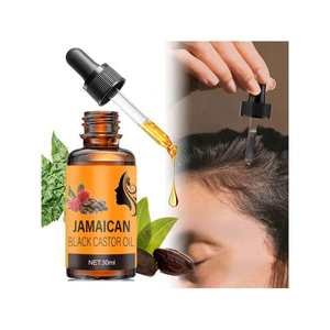 Huile de ricin noire jamaïcaine 30ml, pressée à froid, sérum réparateur pour cheveux et peau - Product Image 6