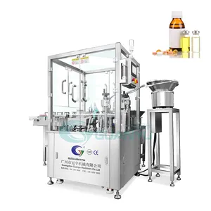 Laboatory Liquid Vial 1-5ml Filling Machine Fully Automatic Glass Vial Heated Filler Small Bottle Filling Machine