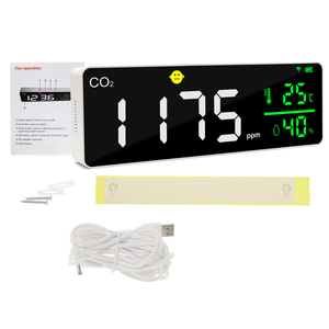 เครื่องตรวจจับ CO2 แบบสมาร์ท Wifi ตรวจสอบคุณภาพอากาศ อุณหภูมิและความชื้นภายในอาคาร พร้อมเซ็นเซอร์ NDIR สำหรับเต็นท์ปลูกพืช เห็ด และบ้าน - Product Image 2